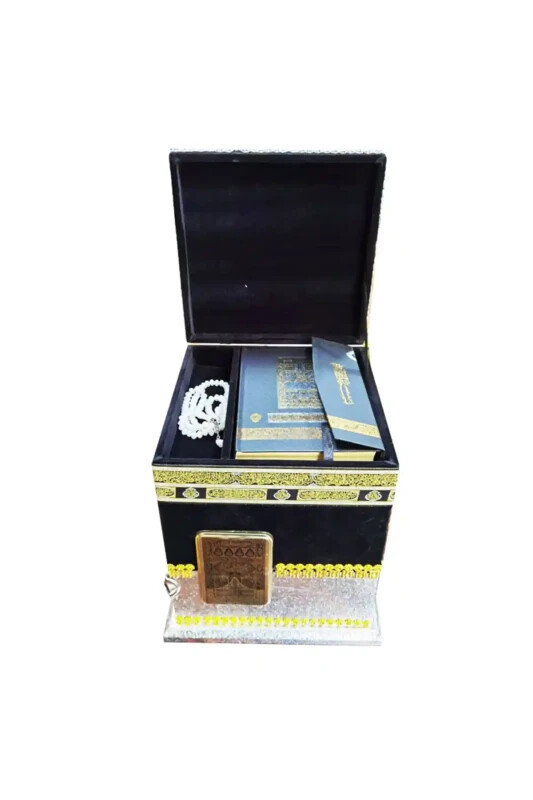 2 Kademeli Kabe Gümüş Hafız Boy Kutulu Kuranı Kerim - Ayfa Basın Yayın Dağıtım