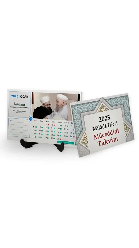 2025 Miladi Hicri Müceddidi Takvim - Akfeda Basım Yayın