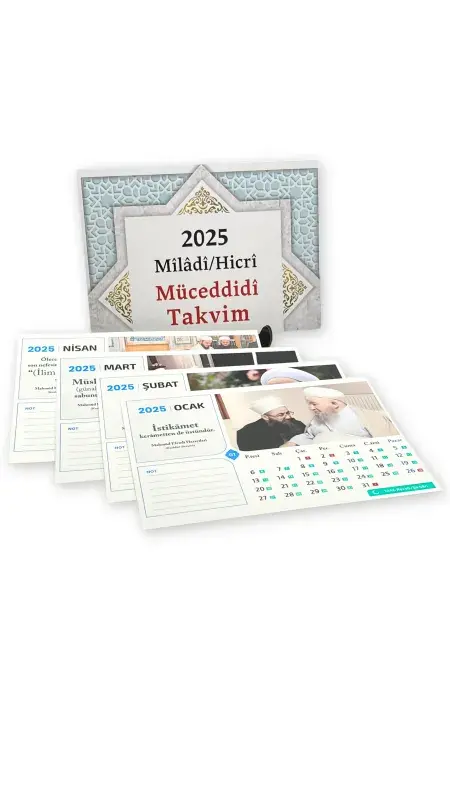 2025 Miladi Hicri Müceddidi Takvim - 5