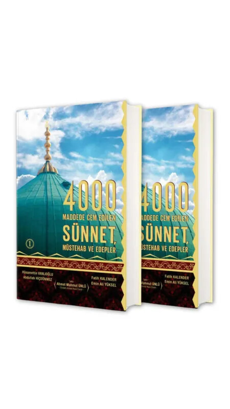 4000 Sünnet Müstehab Ve Edepler 2 Cilt Takım - Ahıska Yayınevi