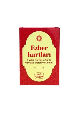 5 Vakit Namazın Tarifi Namaz Sureleri ve Duaları Ezber Kartları - 2