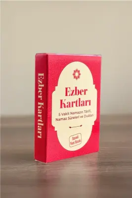 5 Vakit Namazın Tarifi Namaz Sureleri ve Duaları Ezber Kartları - 4
