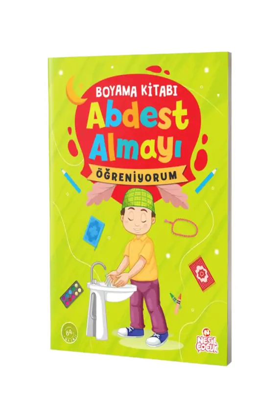 Abdest Almayı Öğreniyorum Boyama - 1
