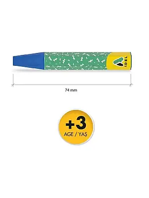 Adel Altıgen Pastel Boya 12 Renk Karton Kutu - Adel (1)