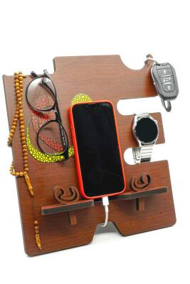 Ahşap Kitap Okuma ve Tablet Standı Organizer - Bemenda (1)
