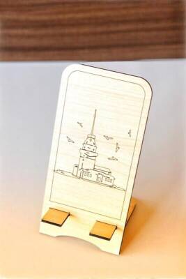 Ahşap Telefon Standı Kız Kulesi - Bemenda