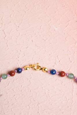 Akrep Burcu Zaza Tesbih Doğal Taş Ametist, Kaplan Gözü, Lal, Sitrin, Jasper - Osmanlı Doğaltaş