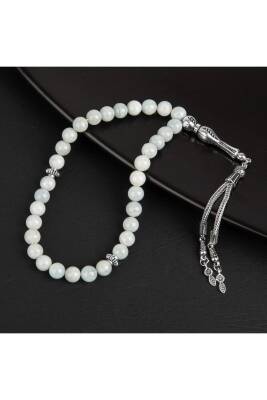 Akuamarin Doğal Taş Tesbih 33lük - 8mm - Osmanlı Doğaltaş