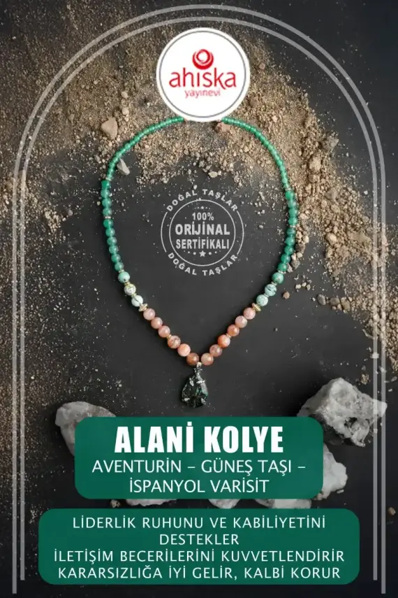 Alani, Aventurin Güneş Taşı Varisit Doğal Taş Kolye - 1