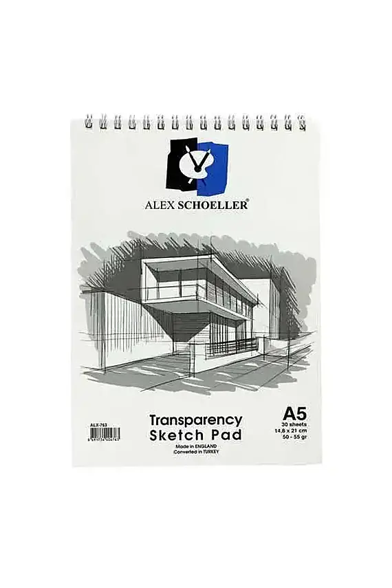 Alex Schoeller Desing Ja Eskiz Blok Defter 30 Yp A5 90 gr - 1