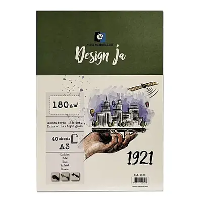 Alex Schoeller Desing Ja Eskiz Çizim Defteri 40 Yp A3 180 gr - Alex Schoeller (1)