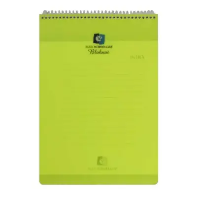 Alex Schoeller Dik Defter Çizgili 80 Yp A4 Spiralli Pp Kapak - 1