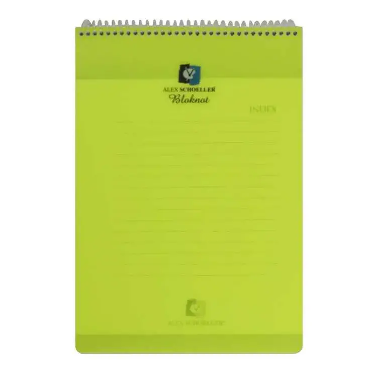 Alex Schoeller Dik Defter Çizgili 80 Yp A4 Spiralli Pp Kapak - 2