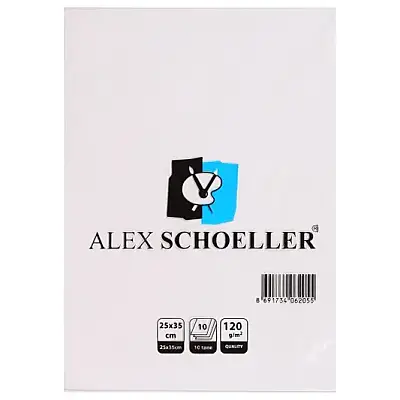 Alex Schoeller Teknik Resim Kağıdı 25 x 35 120 gr 10 Lu - 1