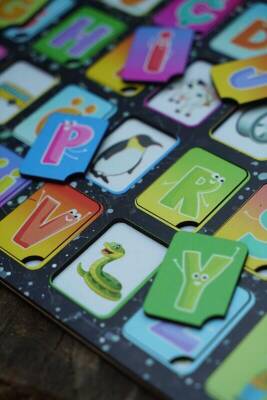 Alfabe Eğitici Ahşap Yapboz Renkli - 3