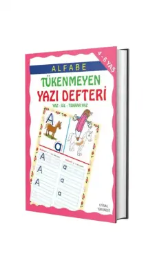 Alfabe Tükenmeyen Yazı Defteri - 4-7 Yaş - 1