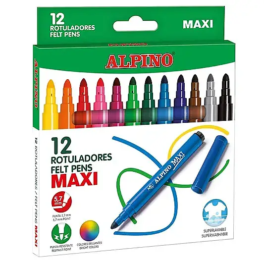 Alpino Maxi Keçeli Kalem 12 Li - 6