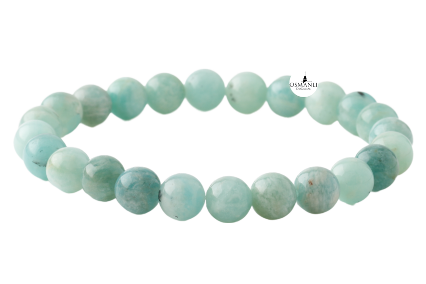 Amazonit 8mm Doğal Taş Bileklik - 1