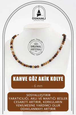 Ametist 6 mm Dizi Doğal Taş Kolye - Osmanlı Doğaltaş