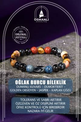 Ametist Doğal Taş Geniş Kesim Roleks Bileklik - Osmanlı Doğaltaş