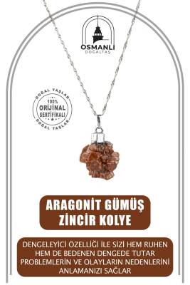 Ametist Doğal Taş Gümüş Yıldız Kolye - 2