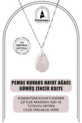 Ametist Doğal Taş Gümüş Yıldız Kolye - 4