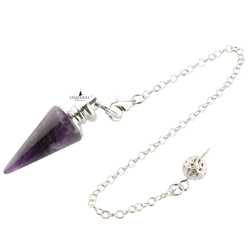 Ametist Doğal Taş Pandül - 3