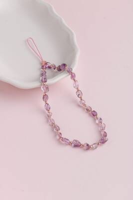 Ametist Doğal Taş Telefon İpi - 2