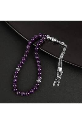 Ametist Doğal Taş Tesbih 33lük - 8mm - Osmanlı Doğaltaş