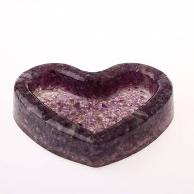 Ametist Doğaltaş Epoksi Kül Tablası - 2