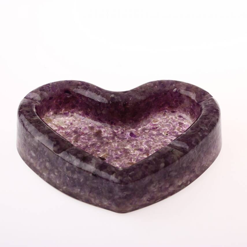 Ametist Doğaltaş Epoksi Kül Tablası - 2