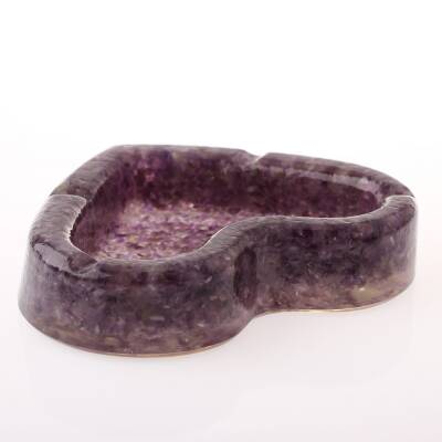 Ametist Doğaltaş Epoksi Kül Tablası - 3