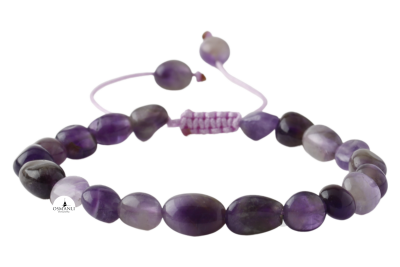 Ametist Natürel Kesim Doğal Taş Bileklik - Osmanlı Doğaltaş