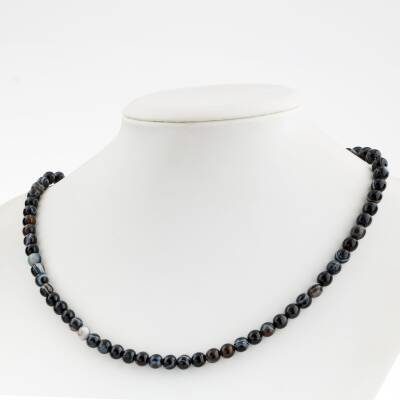 Ametrin 6 mm Dizi Doğal Taş Kolye - Osmanlı Doğaltaş