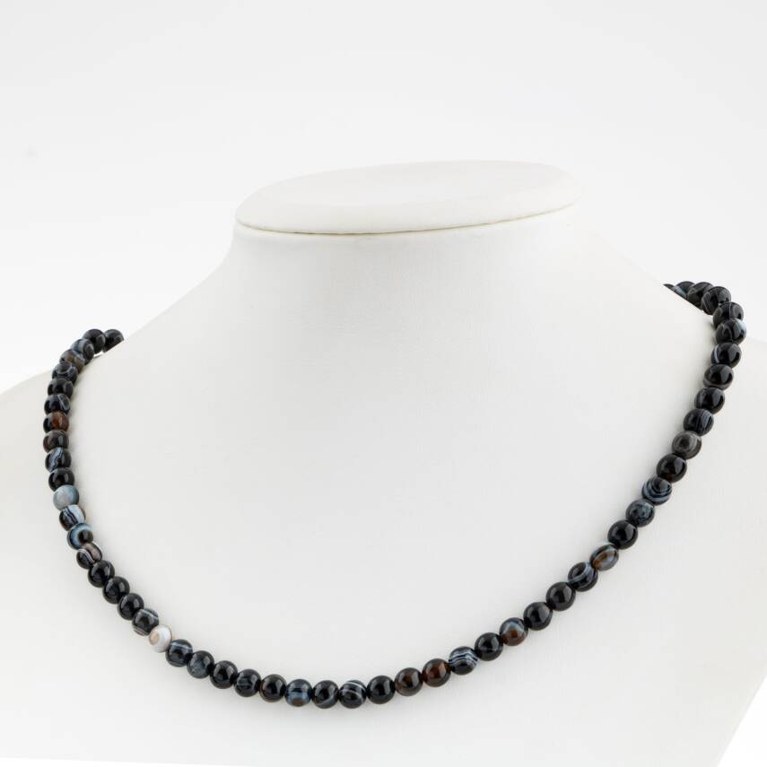 Ametrin 6 mm Dizi Doğal Taş Kolye - 1