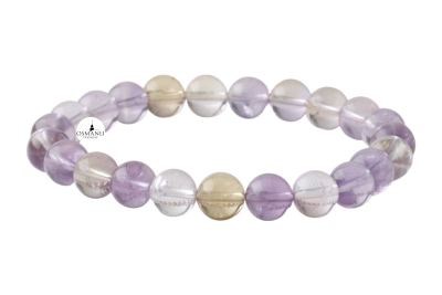 Ametrin 8mm Doğal Taş Bileklik - Osmanlı Doğaltaş
