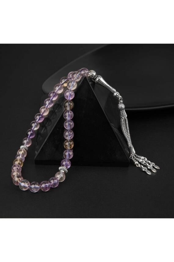 Ametrin Doğal Taş Tesbih 33lük - 8mm - 3