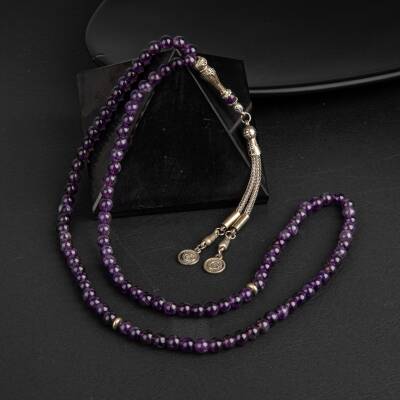 Ametrin Doğal Taş Tesbih 99luk - 6mm - 3