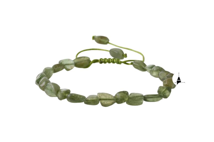 Anjelit 6 mm Düğümlü Doğal Taş Kolye - 1