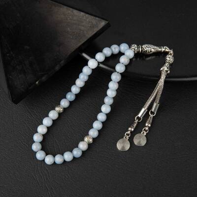 Anjelit Doğal Taş Tesbih 33lük - 6mm - Doğal Taş