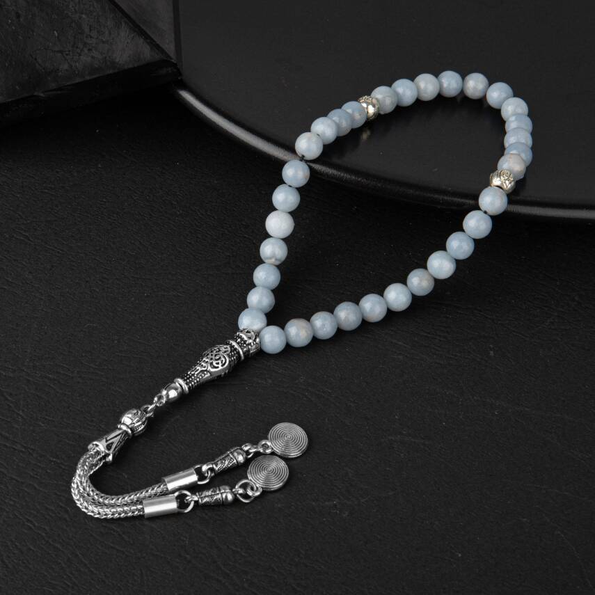 Anjelit Doğal Taş Tesbih 33lük - 6mm - 1