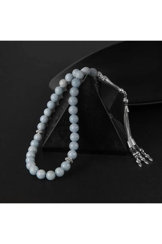 Anjelit Doğal Taş Tesbih 33lük - 8mm - 1