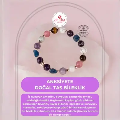Anksiyete Doğal Taş Bileklik - 1