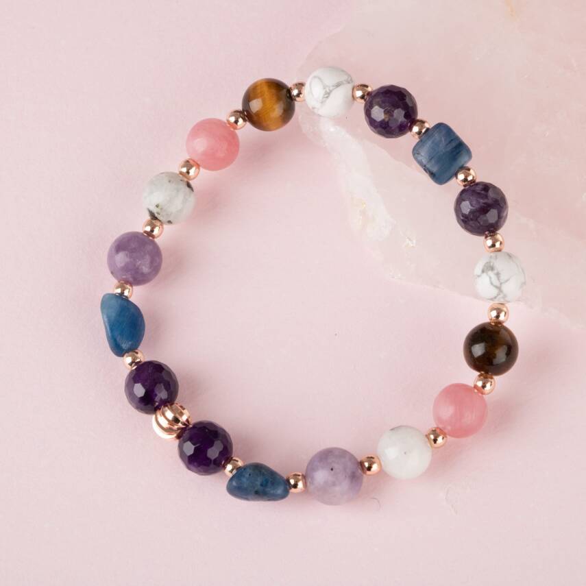 Anksiyete Doğal Taş Bileklik - 4