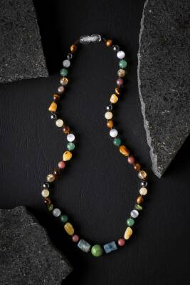 Anne Kolye Doğal Taş Kolye - 3