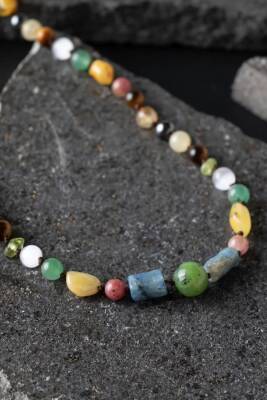 Anne Kolye Doğal Taş Kolye - 4