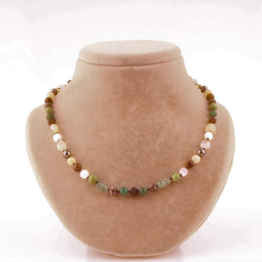 Anne Kolye Doğal Taş Kolye - 1