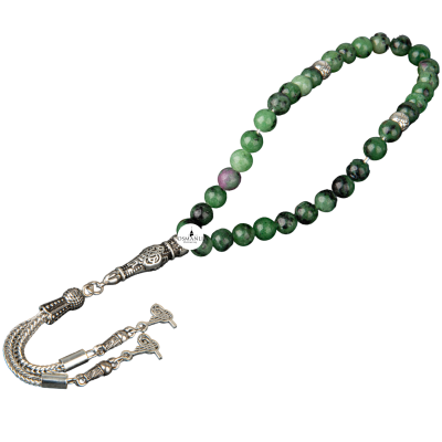 Anyolit Doğal Taş Tesbih 33lük - 6mm - Osmanlı Doğaltaş