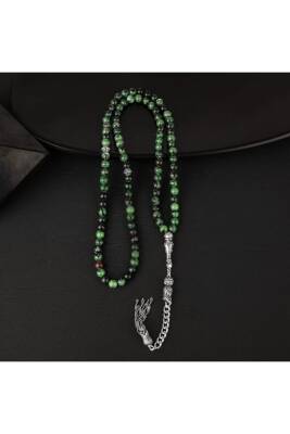 Anyolit Doğal Taş Tesbih 99luk - 6mm - 4