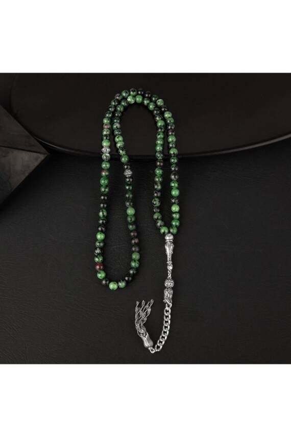 Anyolit Doğal Taş Tesbih 99luk - 6mm - 4